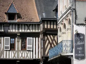 Bernay - Fachwerkfassaden in der Altstadt