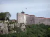 Besançon - Citadelle de Vauban : remparts et tour de la Reine