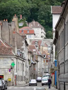 Besançon - Las calles y las casas de la ciudad vieja