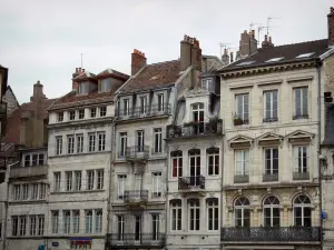 Besançon - Facades of buildings