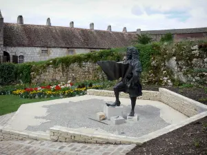 Besançon - Vauban estatua en el parque de la Ciudadela