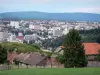 Besançon - Depuis la citadelle de Vauban, vue sur les maisons, bâtiments et immeubles de la ville