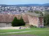 Besançon - Dal momento che la cittadella Vauban, con vista sulle case, edifici e palazzi della città