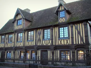Beuvron-en-Auge - Old timber-framed manor house in the Pays d'Auge area