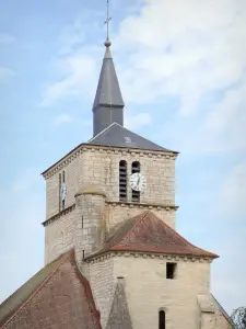 Bèze - Tower of the Saint-Rémi church