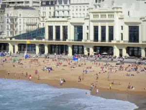 Biarritz - Casino, Grand Beach en de Atlantische Oceaan