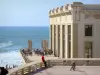Biarritz - Terrasse du Casino avec vue sur l'océan