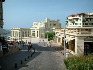 Biarritz - Gevels van het resort, waaronder het Casino