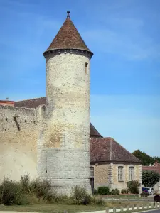 Blandy - Tour du château fort médiéval