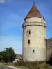 Blandy - Turm der mittelalterlichen Burg