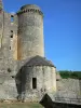 Bonaguil castle - Gunpowder store and tower of the fortress (fortified castle)