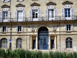 Bordeaux - Fassade des herrschaftlichen Stadthauses Fenwick