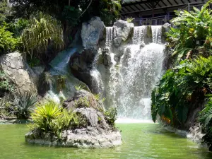 Botanischer Garten von Deshaies - Wasserfall