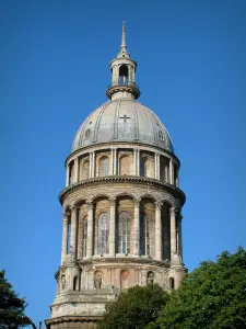 Boulogne-sur-Mer - Cupola (koepel) van de Notre Dame Basilica en bomen