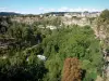 Bozouls hole - Bozouls Canyon: view of the natural cirque and its cliffs