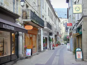 Brive-la-Gaillarde - Tiendas de la calle Teniente Coronel Farro