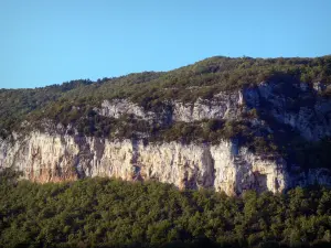 Bugey - Lower Bugey: cliffs of the Cluse des Hôpitaux gorge