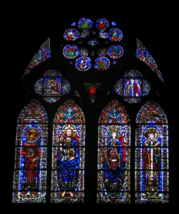 Cahors - Vetrate del Duomo di Santo Stefano, in Quercy