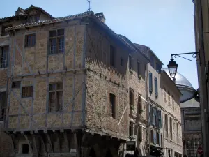 Cahors - Case della città vecchia, in Quercy