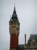 Calais - Beffroi de l'hôtel de ville (mairie)