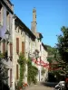 Camon - House facades of the fortified village