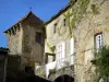 Camon - Tower and facade of the old Camon abbey