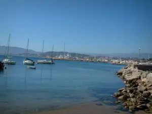 Cannes - Uitzicht op zee en Cannes