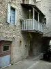 La Canourgue - Balkon van een huis