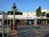 Le Cap-d'Agde - Shops and buildings of the seaside resort