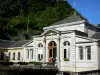 Capvern-les-Bains - Spa town: front of the thermal baths (Thermes)