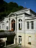 Capvern-les-Bains - Spa town: front of the thermal baths (Thermes)