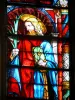 Carcassone - Interior da Basílica Saint-Nazaire: vitral