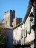 Carcassone - Casa corbelled e basílica Saint-Nazaire