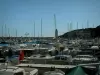 Cassis - Port avec ses bateaux de plaisance