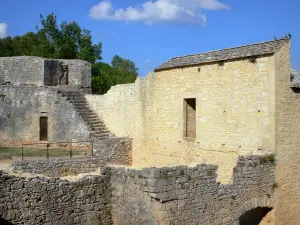 Castello di Bonaguil - Parte della fortezza (castello)