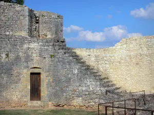 Castello di Bonaguil - Parte della fortezza (castello)