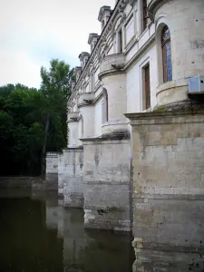 Castello di Chenonceau - Ponte e la galleria sopra il castello di Cher (fiume)