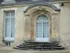 Castello di Cirey-sur-Blaise - Intagliato porta d'onore nella galleria di Voltaire