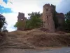 Castello di Couzan - Rovine (rimane) della fortezza medievale, a Sail-sous-Couzan