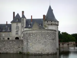 Castello di Sully-sur-Loire - Fortezza fossato medievale (il Sange) e gateway