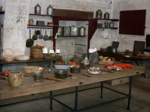 Castello di Valençay - All'interno del castello di cucine