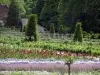 Castillo de Chenonceau - Jardín de flores, jardín