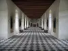 Castillo de Chenonceau - En el interior del castillo: la galería en la cubierta