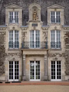 Castillo de Moriel - Fachada del castillo, en La Chapelle-sur-Oudon