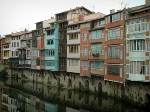 Castres - Old houses on the River Agout