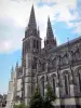Cathédrale de Sées - Clochers et flèches de la cathédrale gothique Notre-Dame