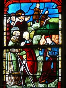 Ceffonds - In der Kirche Saint-Rémi: Kirchenfenster aus dem XVI. Jahrhundert