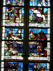 Ceffonds - In der Kirche Saint-Rémi: Kirchenfenster aus dem XVI. Jahrhundert