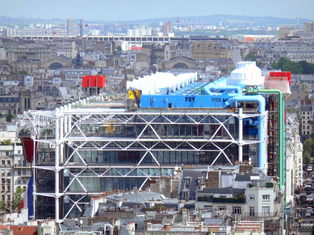 Photos centre pompidou musée national d'art moderne 19 ... Construction moderne en france
