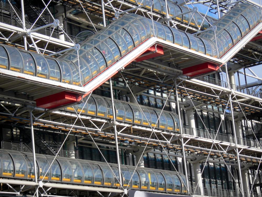 Photos centre pompidou musée national d'art moderne 19 ... Construction moderne en france